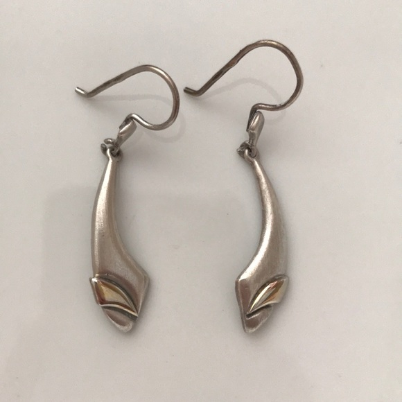 Silver Dangly Earrings - Picture 2 of 3